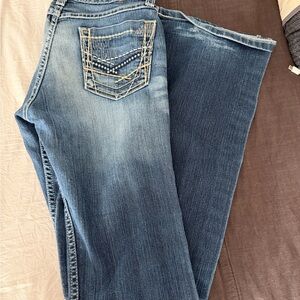 BKE Women's Boot Cut Jeans in Classic Blue
